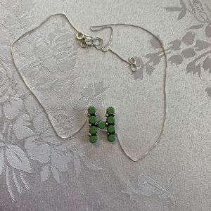Green turquoise necklace